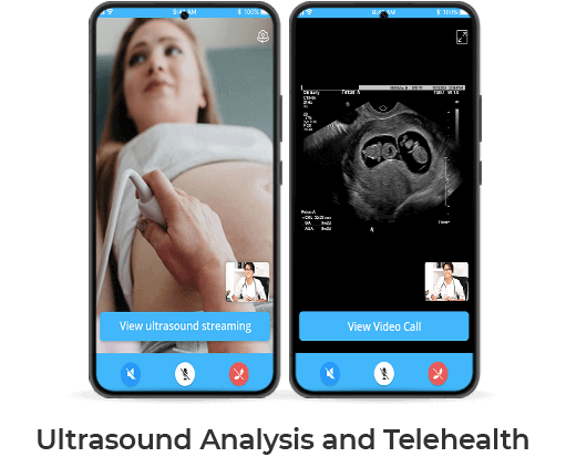 Android Ultrasound Analysis and Telehealth