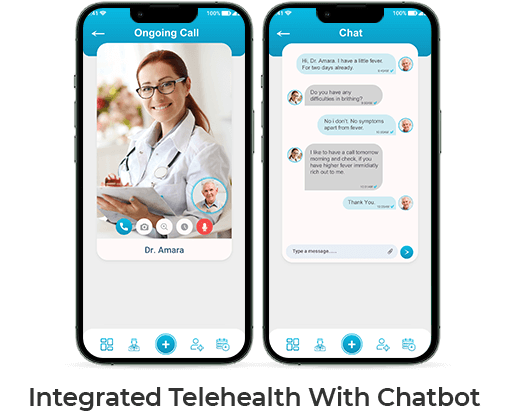 Integrated Telehealth with chatbot App